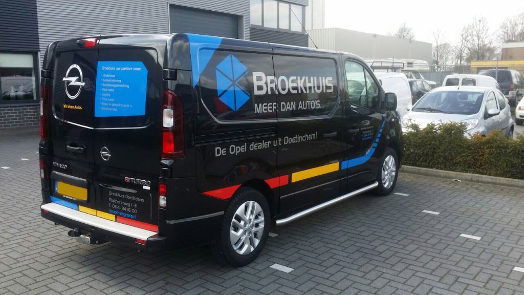 Autobelettering Broekhuis