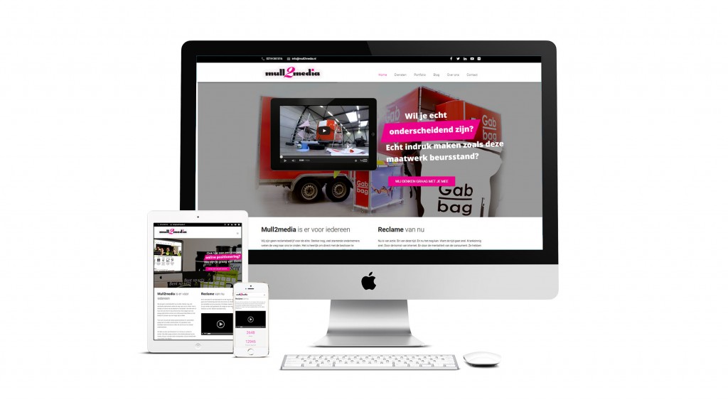 Nieuwe website Mull2media