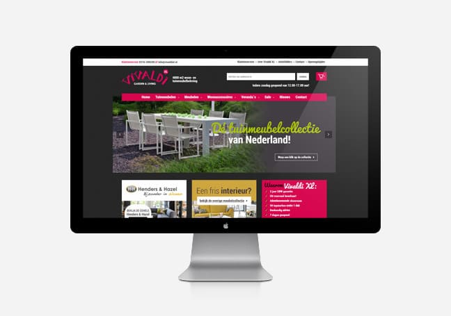 huisstijl 9 juni 2016 Lees meer NIEUWS Nieuwe webshop voor Vivaldi XL in Zevenaar