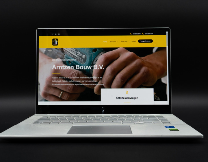 Website Arntzen Bouw B.V.