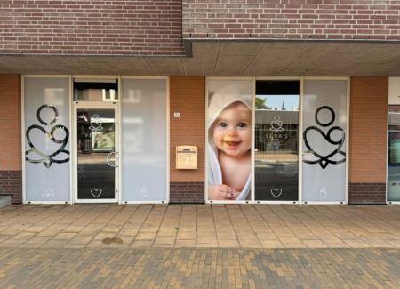 Raam folie voor Vera´s Baby Spa in Doetinchem